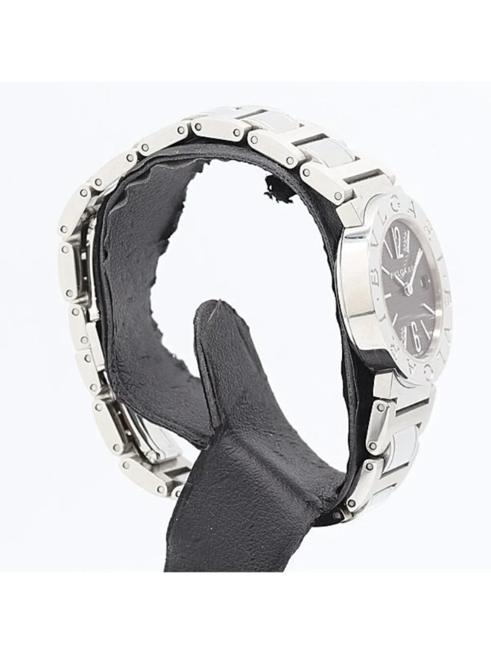 Bvlgari Quartz Date Black Dial Watch